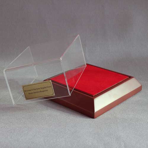 perspex collection box